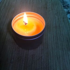 The piña Colada candle that I made